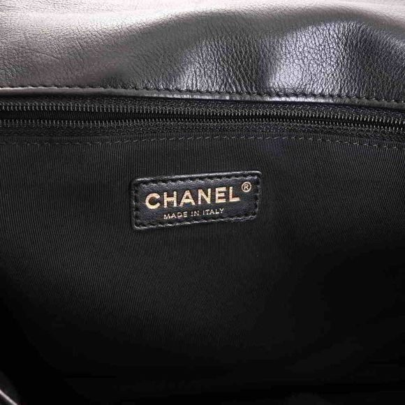 Chanel Lambskin Chain Shoulder Bag Black - Picture 7 of 9